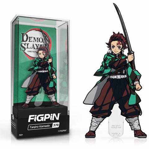 Demon Slayer Tanjiro Kamado Figpin Classic Enamel Pin