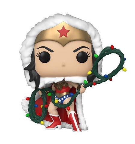 DC Holiday Wonder Woman with Lights Lasso Pop! Vinyl Figure