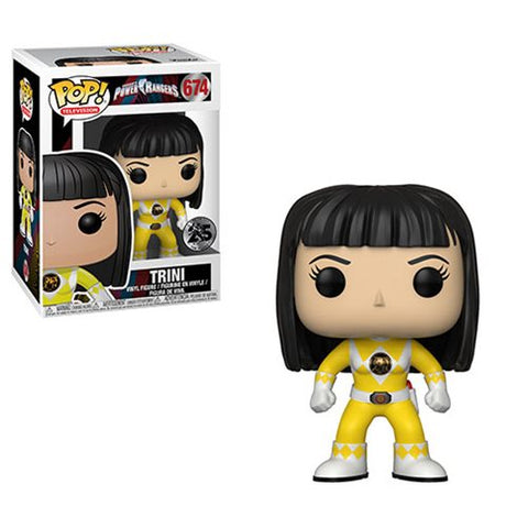 Power Rangers Yellow Ranger No Helmet Pop! Vinyl Figure