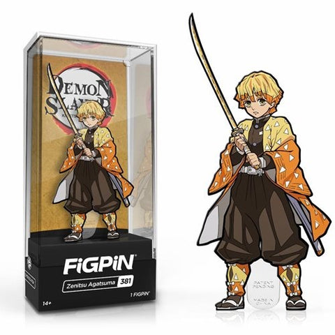 Demon Slayer Zenitsu Agatsuma Figpin Classic Enamel Pin